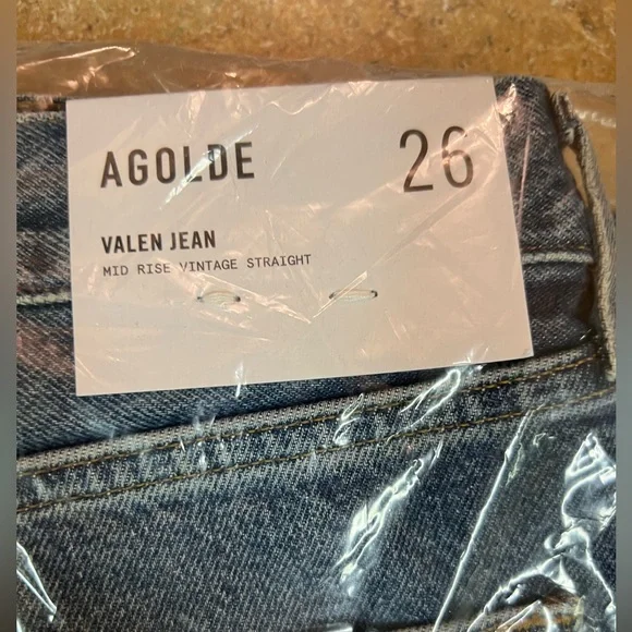 NEW AGOLDE Valen Mid Rise Vintage Straight Multiple Sizes